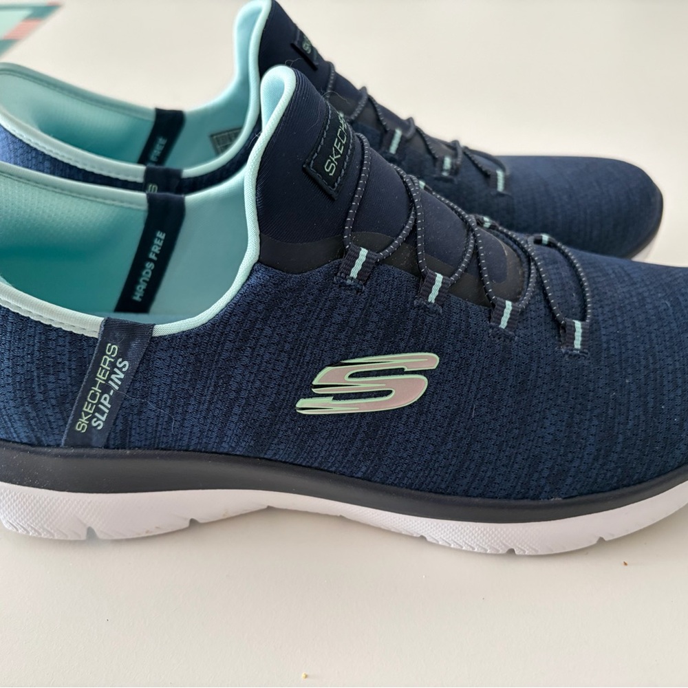 Skechers Light Blue Slip-Ins